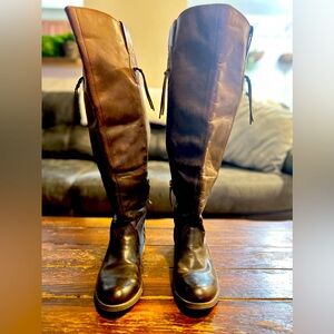 Ariat "Farrah" Sassy Chocolate knee high boots (9.5)